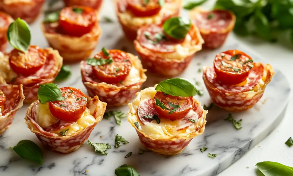 Crisp Salami Cup Appetizers 1 Crisp Salami Cup Appetizers