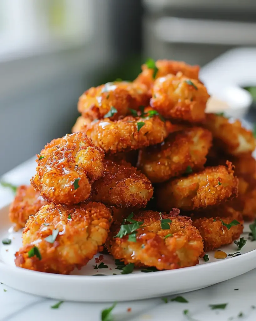 Crispy Hot Honey Cauliflower Nuggets 1 Crispy Hot Honey Cauliflower Nuggets