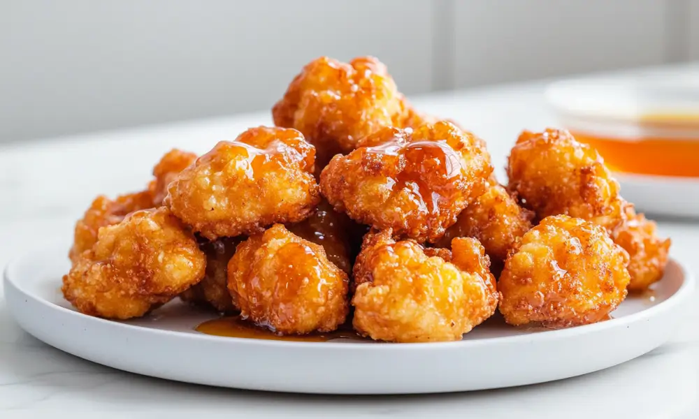 Crispy Hot Honey Cauliflower Nuggets 2 Crispy Hot Honey Cauliflower Nuggets