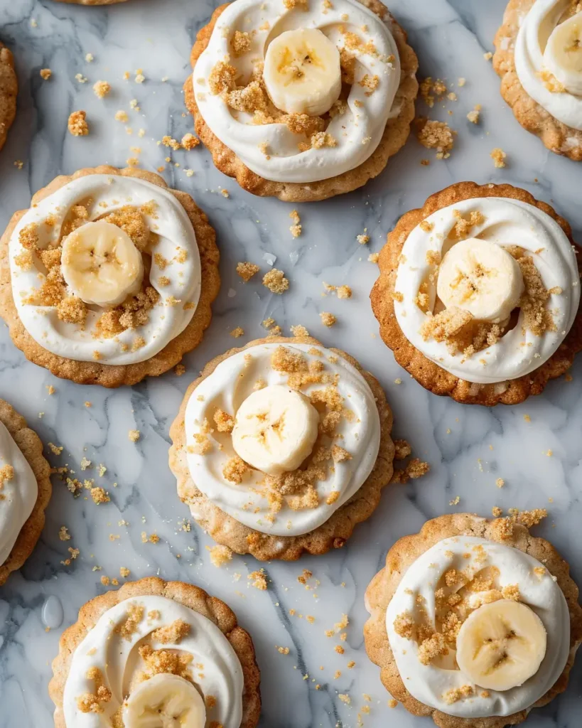Crumbl Banana Cream Pie Cookies 1 Healthy Chilled Crumbl Banana Cream Pie Cookies