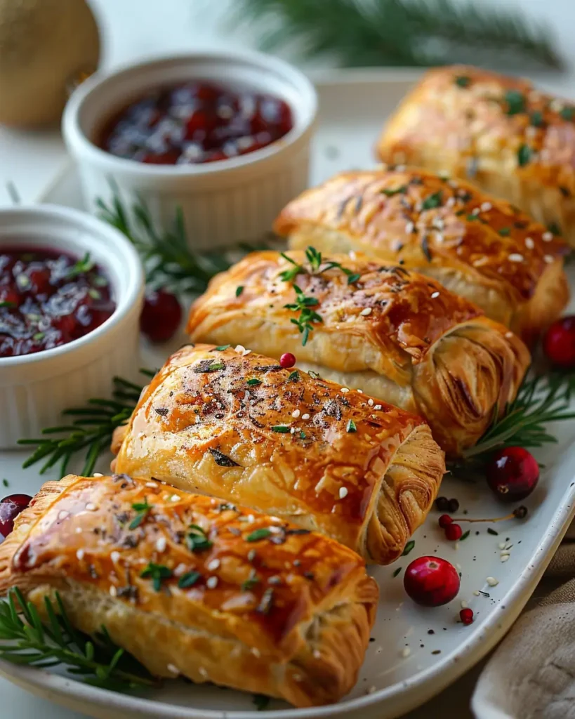 EASY Christmas Sausage Roll Flaky and Festive Christmas Sausage Roll