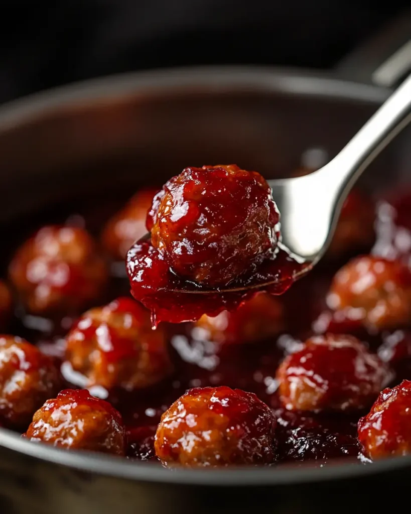 Easy Christmas Cranberry Meatballs Easy Christmas Cranberry Meatballs