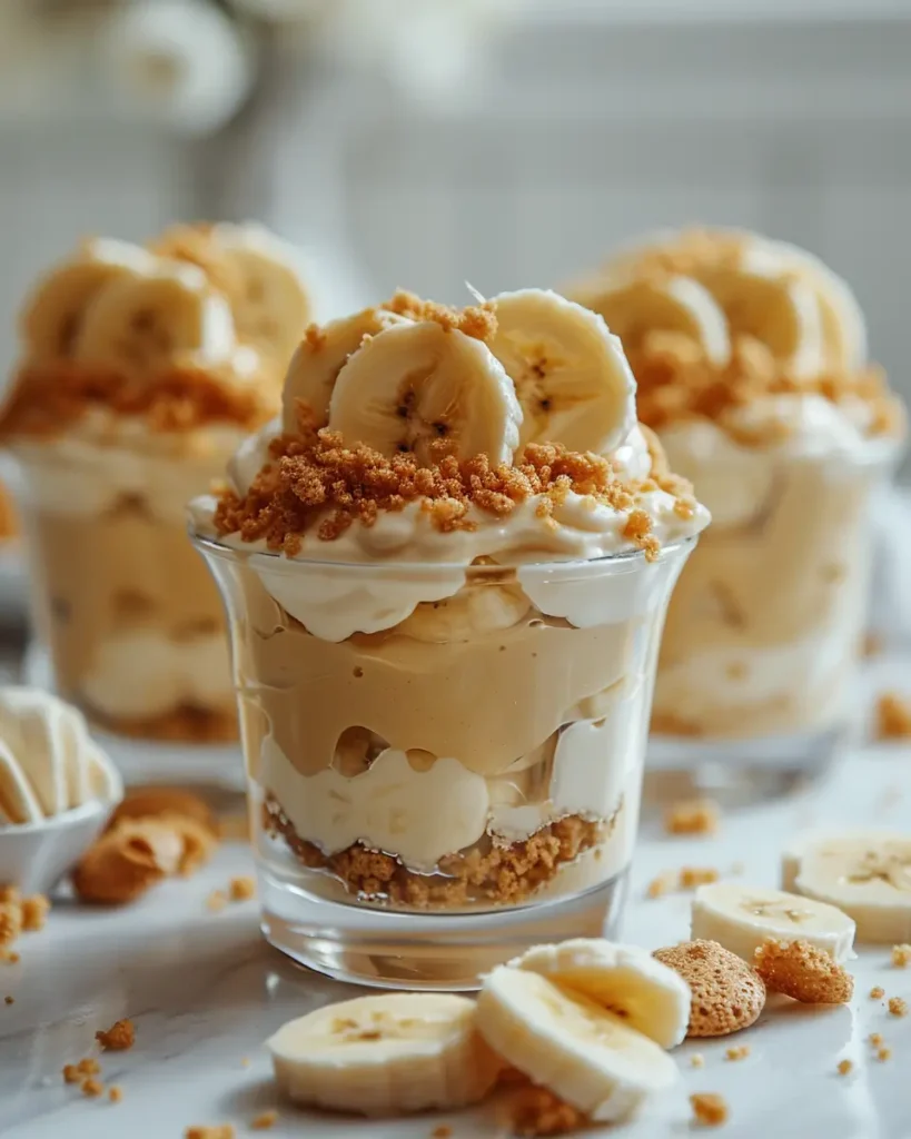 Easy No Bake Banana Pudding serving Easy No Bake Banana Pudding