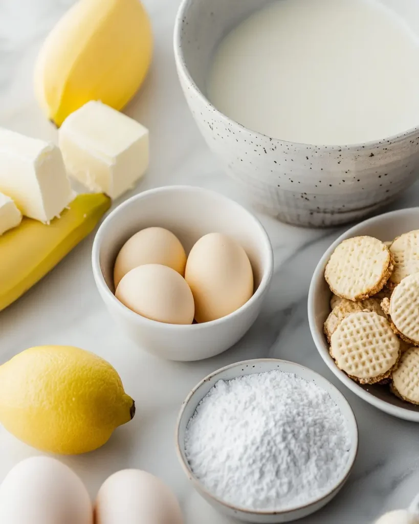 FR INGREDIENT Old Fashioned Banana Pudding with Lemon