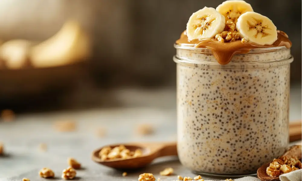 Healthy Peanut Butter Banana Chia Pudding 1 Healthy Peanut Butter Banana Chia Pudding