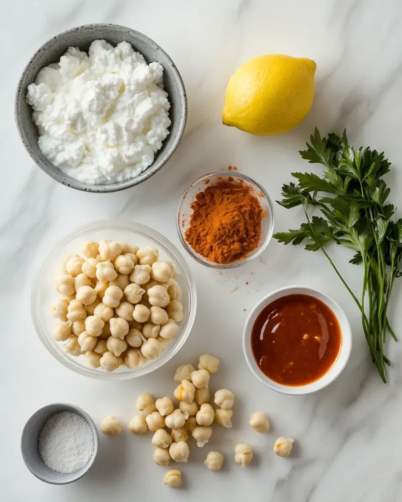 INGREDIENT 2 1 Healthy High Protein Vegetarian Buffalo Chickpea Dip