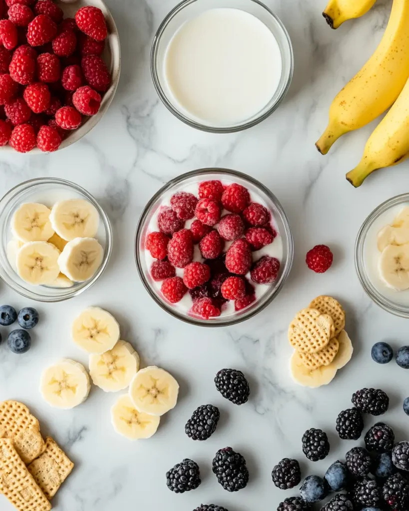 INGREDIENT 2 3 Creamy Berry Banana Pudding Recipe