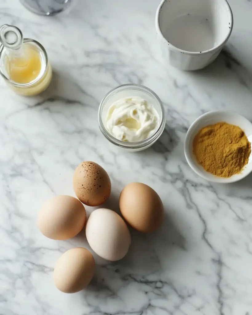 INGREDIENT FOR Air Fryer Deviled Eggs Air Fryer Deviled Eggs