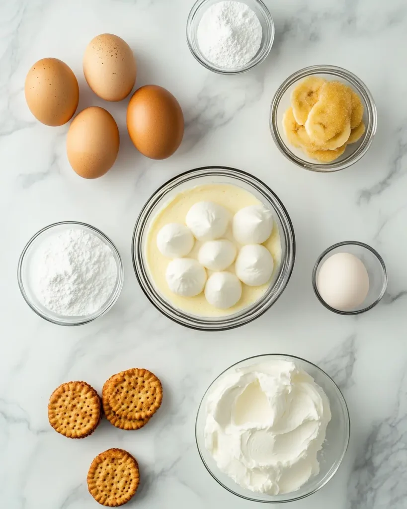 INGREDIENT FOR Christmas Banana Pudding Cheesecake Christmas Banana Pudding Cheesecake
