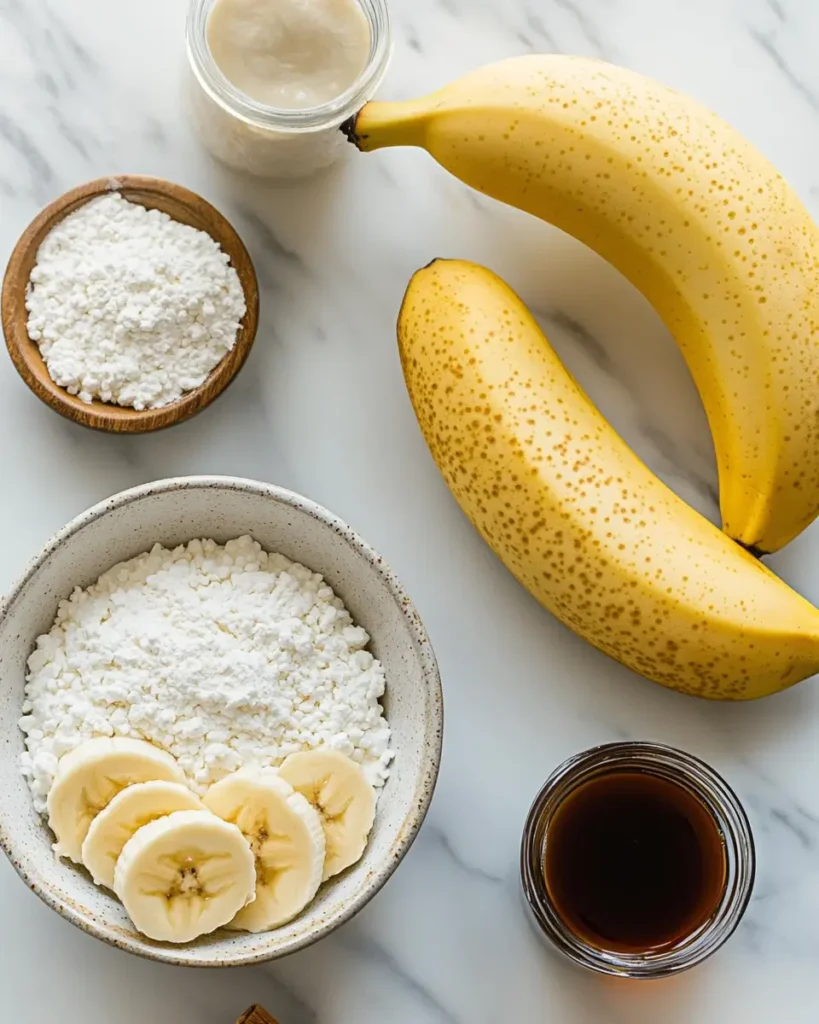 INGREDIENT FOR Protein Packed Banana Pudding Delight Protein-Packed Banana Pudding Delight