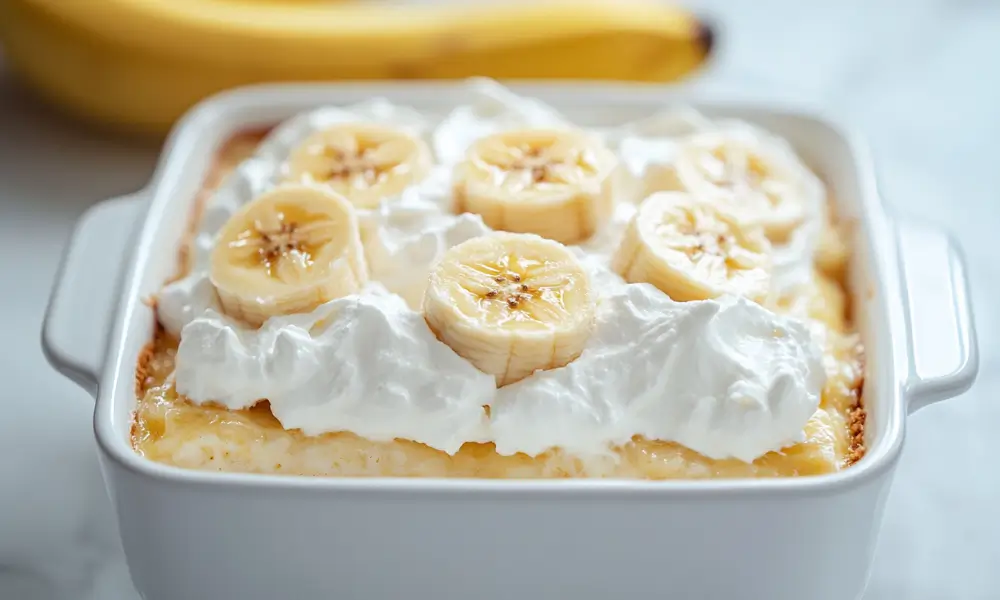 Jello Banana Pudding Poke Cake 1 Jello Banana Pudding Poke Cake