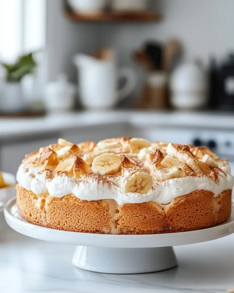 Light Fluffy Banana Pudding Cake Light & Fluffy Banana Pudding Cake