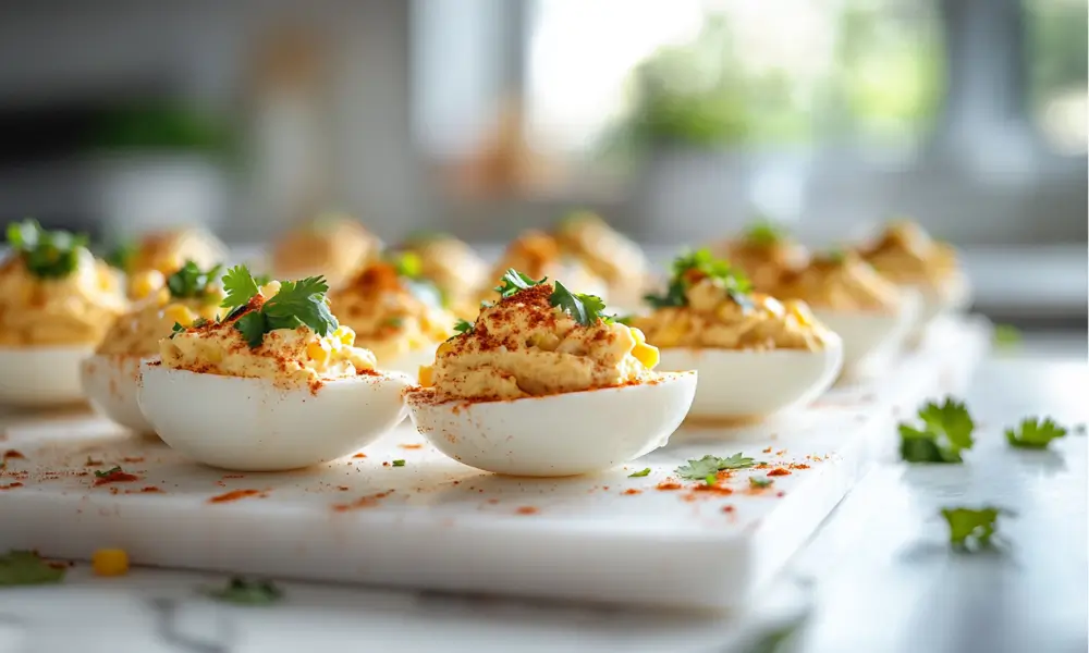 Mexican Street Corn Deviled Eggs 1 Mexican Street Corn Deviled Eggs