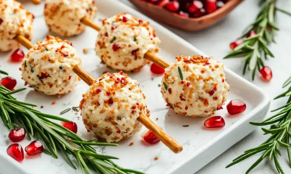 Mini Cheese Balls for Christmas Parties 1 Mini Cheese Balls for Christmas Parties