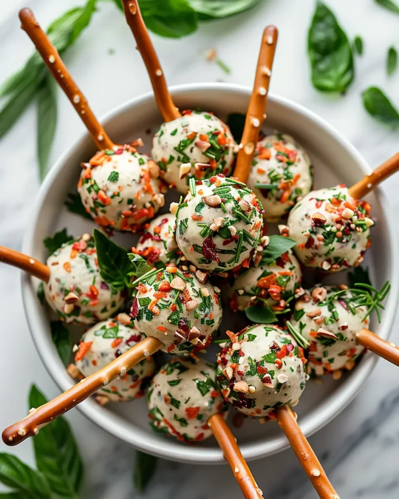 Mini Cheese Balls for Christmas Parties Mini Cheese Balls for Christmas Parties