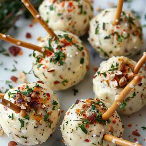 Mini Cheese Balls for Christmas Parties recipe Mini Cheese Balls for Christmas Parties