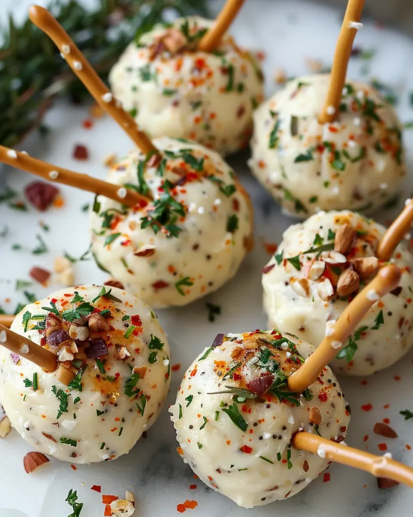 Mini Cheese Balls for Christmas Parties recipe Mini Cheese Balls for Christmas Parties