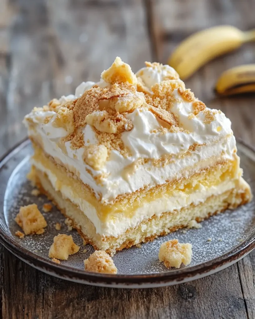 Moist Banana Pudding Cake Moist Banana Pudding Cake Recipe
