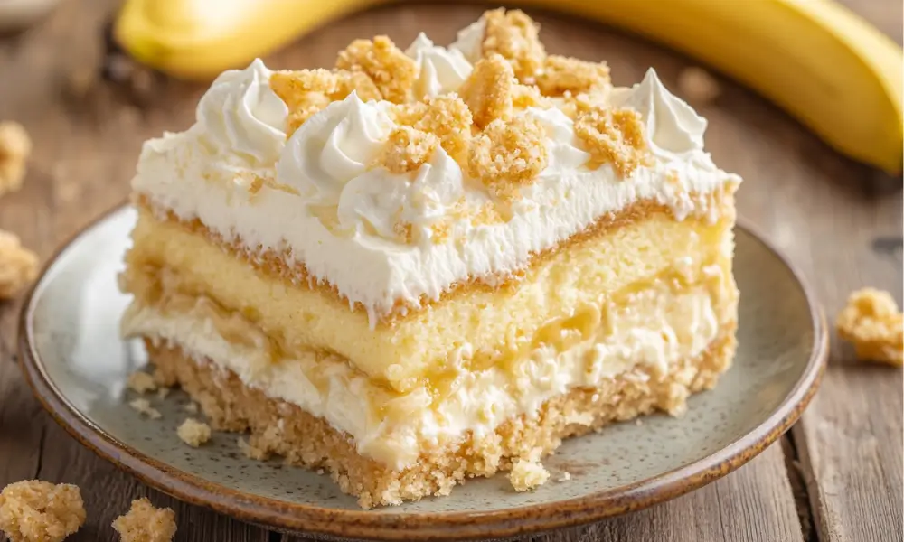 Moist Banana Pudding Cake Recipe 1 Moist Banana Pudding Cake Recipe