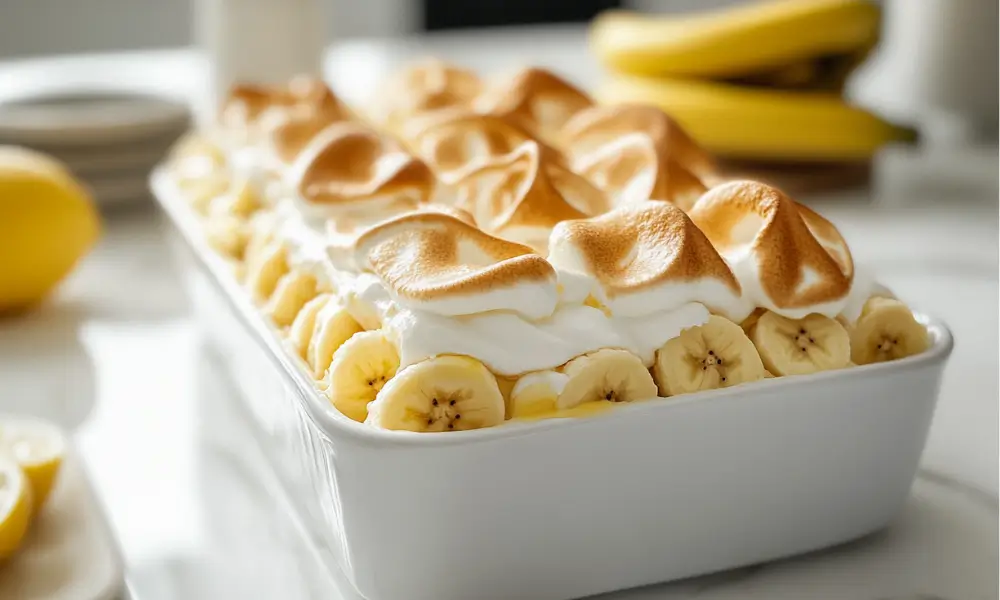 Old Fashioned Banana Pudding with Lemon 1 Old Fashioned Banana Pudding with Lemon