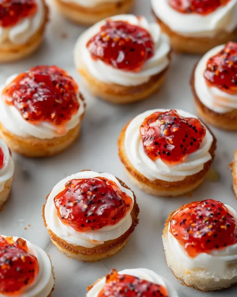 Pepper Jelly Cream Cheese Bites 2 Pepper Jelly & Cream Cheese Bites