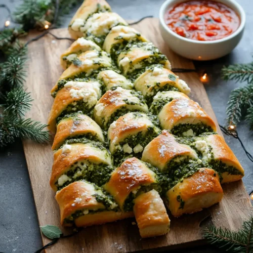 Pesto Mozzarella Christmas Tree Bread Pesto Mozzarella Christmas Tree Bread