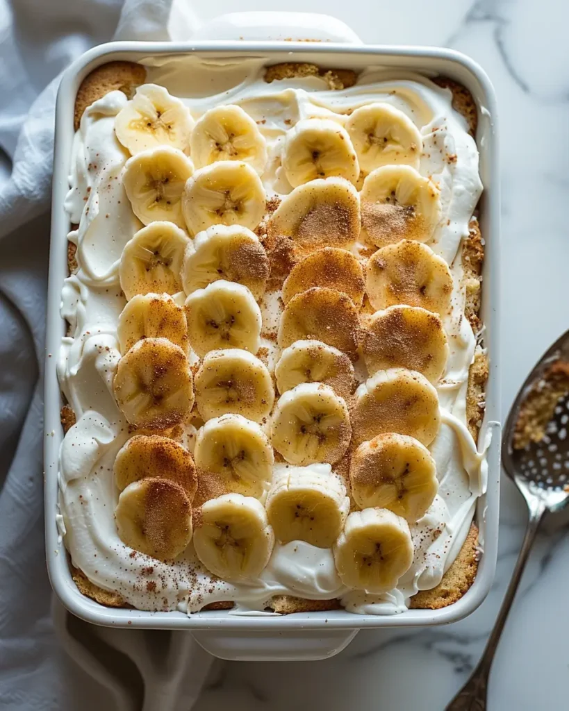 STEPS Banana Pudding Poke Cake Banana Pudding Poke Cake