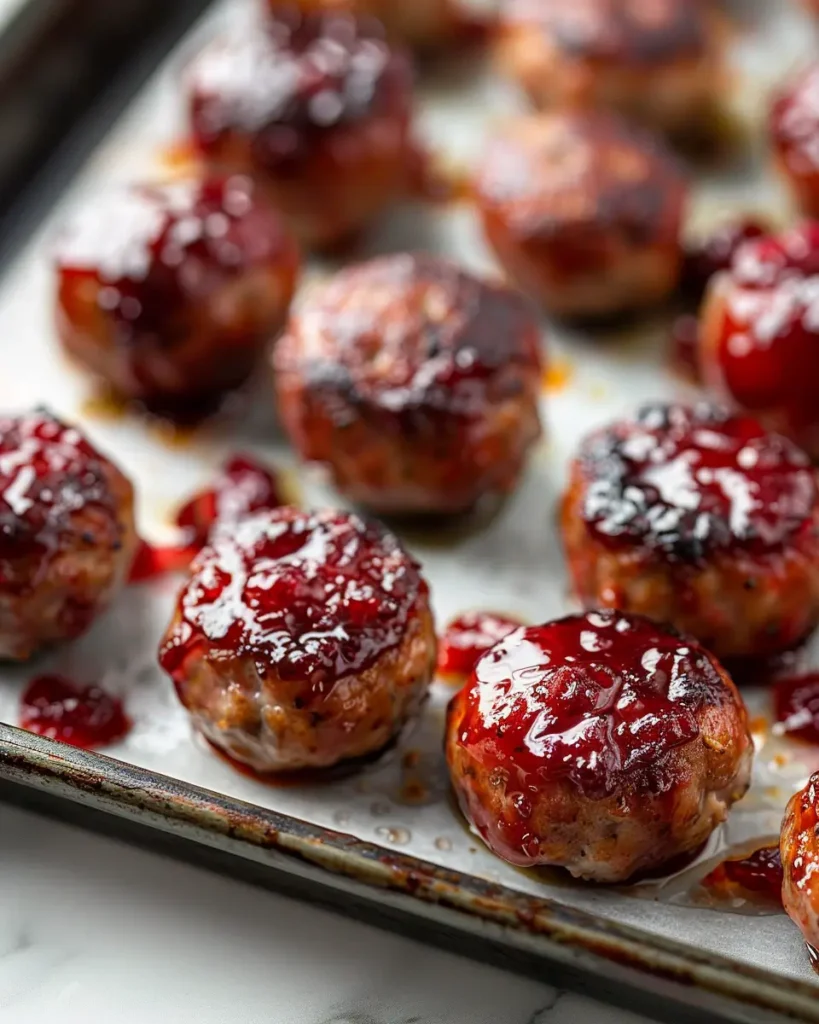 Smoked Sausage Cranberry Bites 1 Sheet Pan Smoked Sausage Cranberry Bites