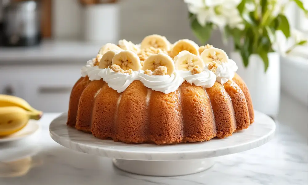 Trisha Yearwoods Banana Pudding Cake 1 Trisha Yearwood's Banana Pudding Cake
