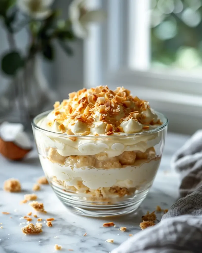 Tropical Coconut Banana Pudding 1 Tropical Coconut Banana Pudding