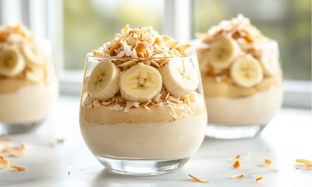 Tropical Coconut Banana Pudding 4 Tropical Coconut Banana Pudding