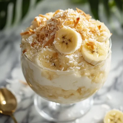 Tropical Coconut Banana Pudding Tropical Coconut Banana Pudding