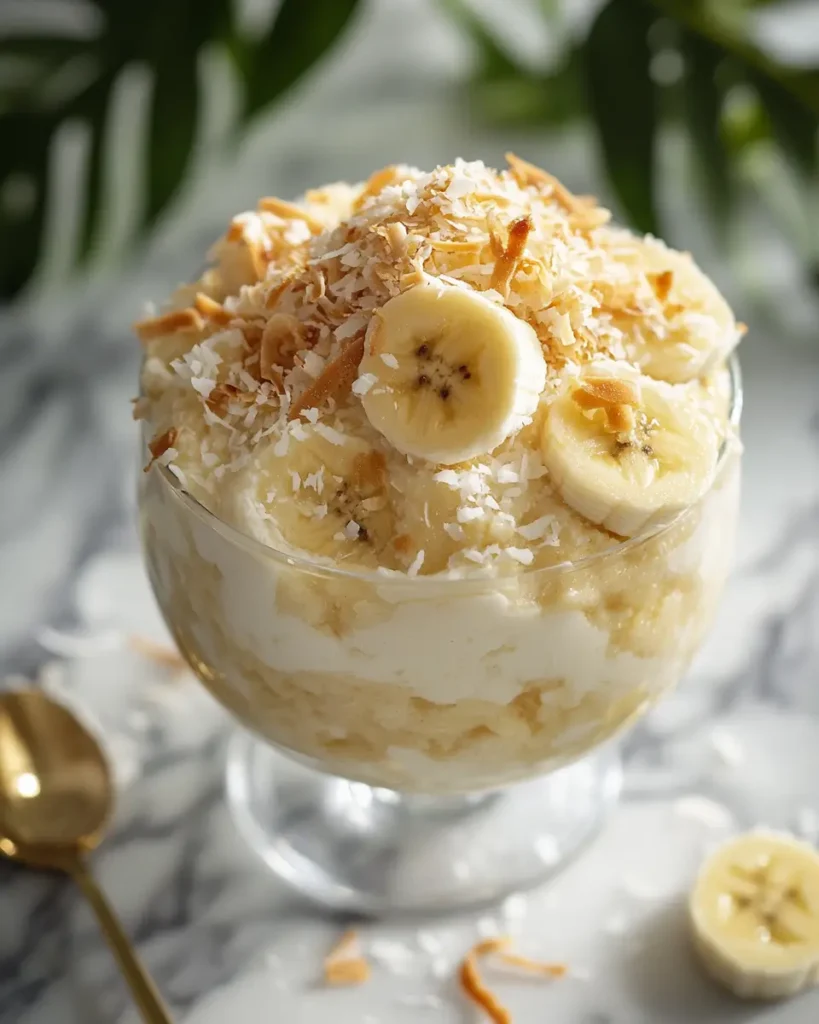 Tropical Coconut Banana Pudding Tropical Coconut Banana Pudding