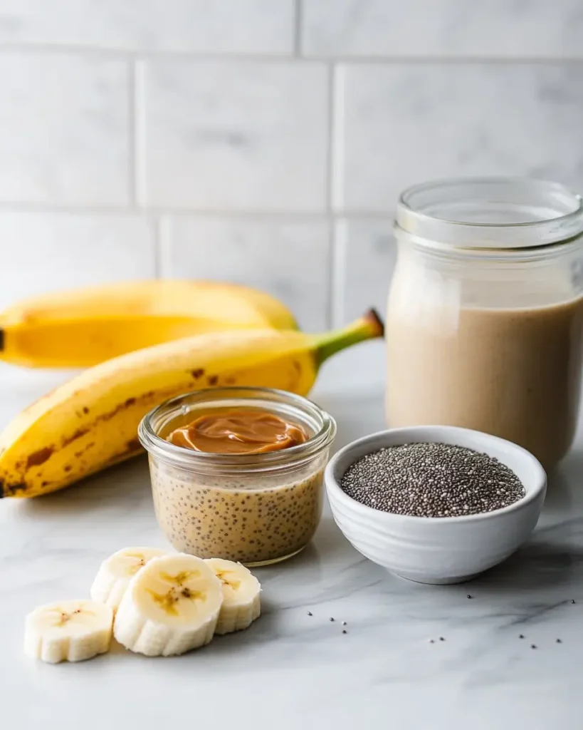 ingredient 2 4 Peanut Butter Banana Chia Pudding