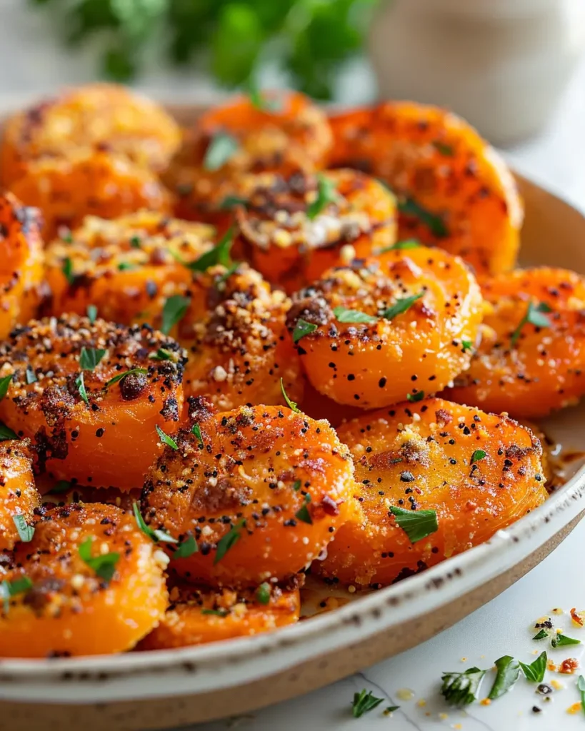u6472731739 Vibrant bright high contrast vertical close up ph 3dd3d345 2d7e 40f8 87fa e76b25282c25 1 Crispy Parmesan Ranch Smashed Carrots