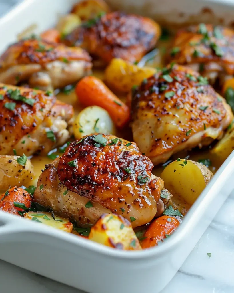 u6472731739 Vibrant bright high contrast vertical close up ph 88158eeb 0df9 4b91 bc78 0f4c63146dda 0 Slow Cooker Chicken Thighs with Potatoes & Carrots