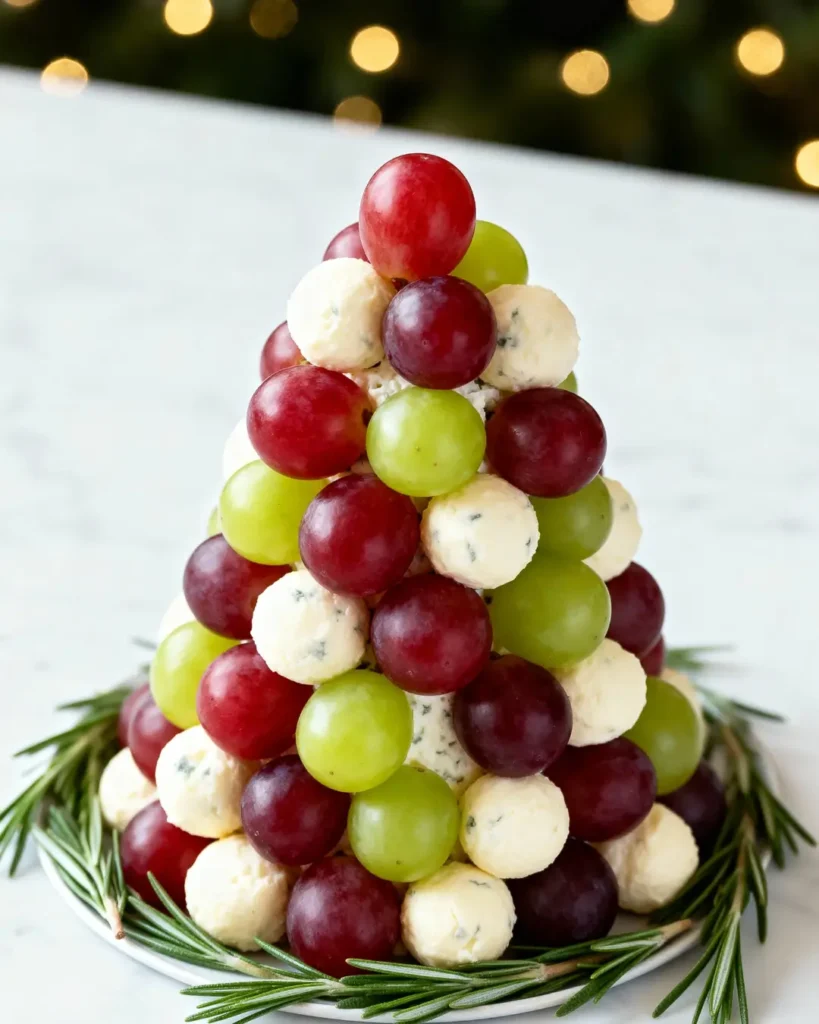1 3 Grape Christmas Tree Cheese Ball