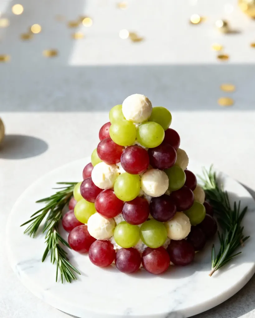 2 3 Grape Christmas Tree Cheese Ball