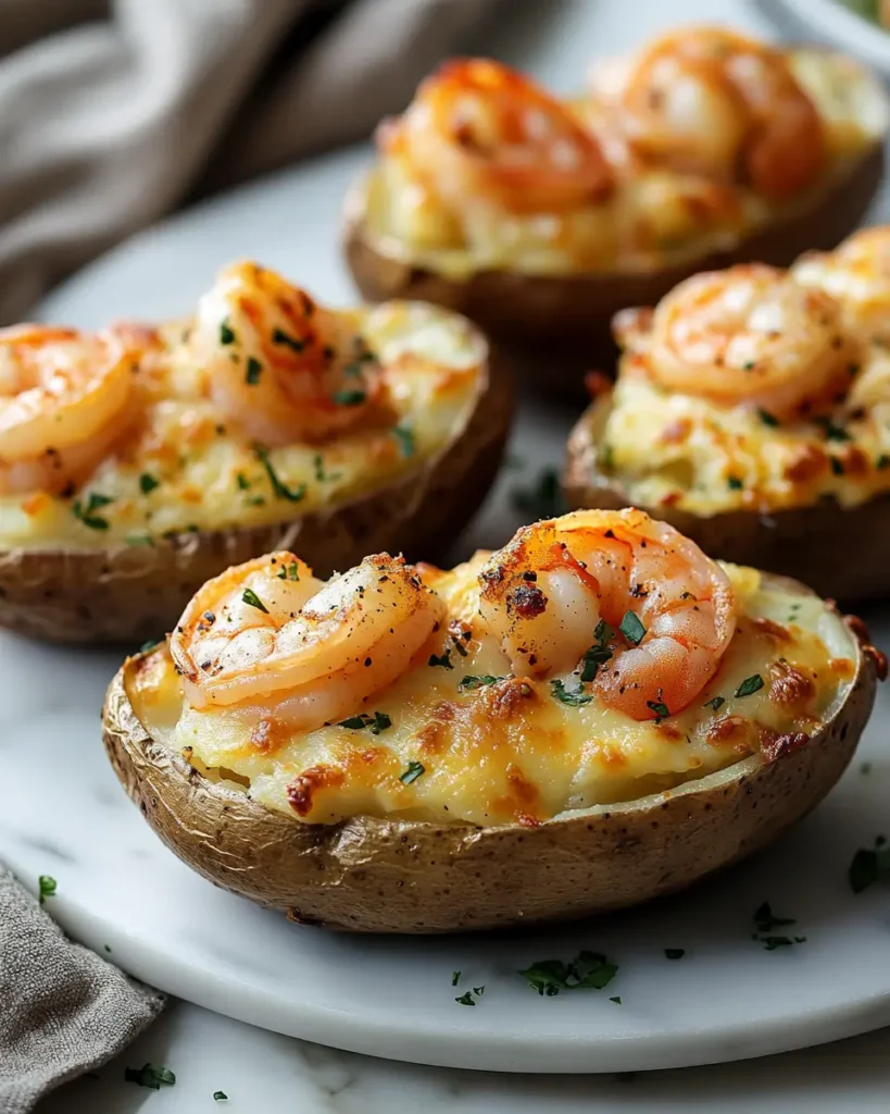 Baked Potatoes with Shrimp 1 Baked Potatoes with Shrimp
