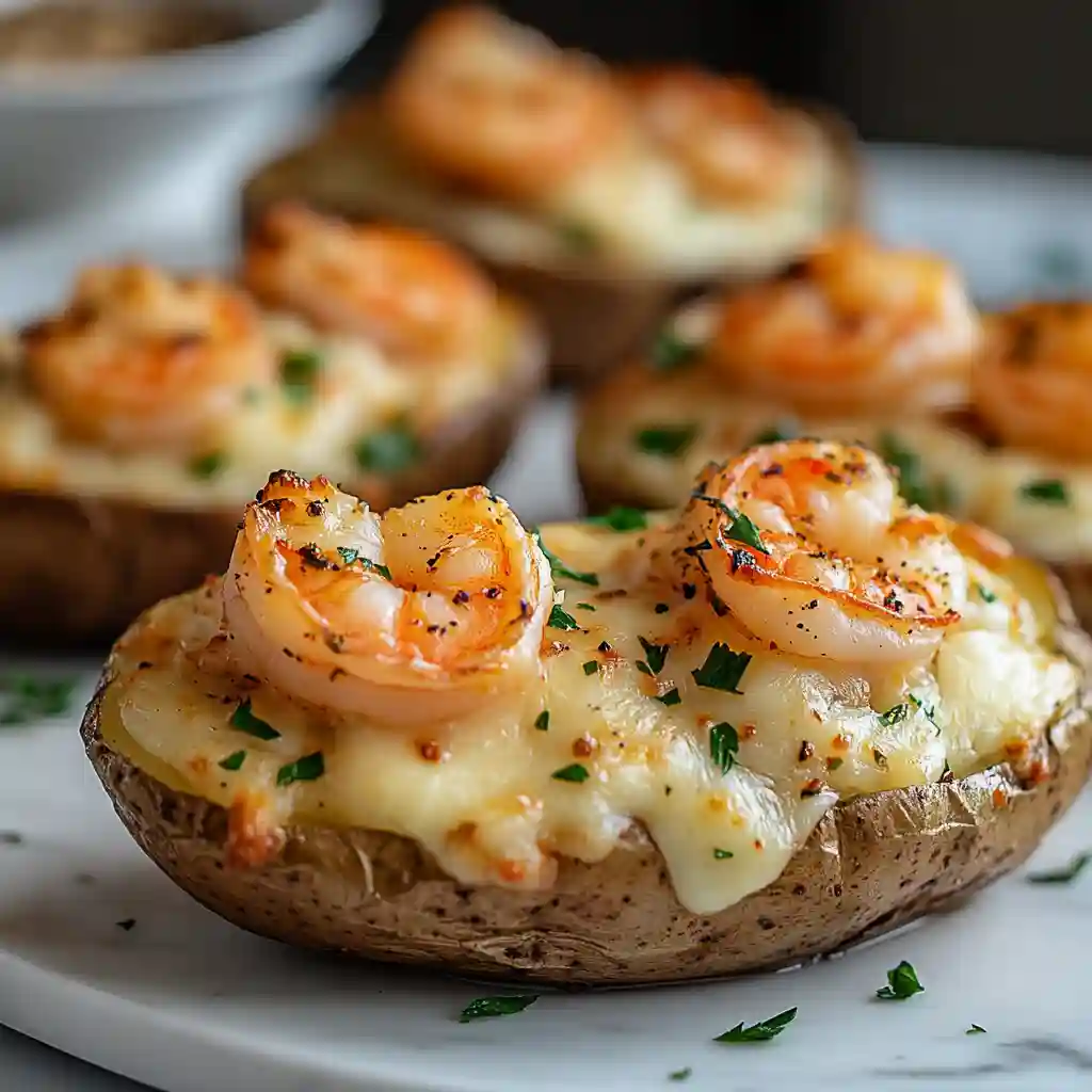 Baked Potatoes with Shrimp Baked Potatoes with Shrimp
