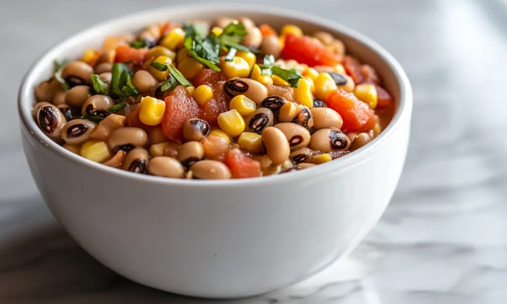 Black Eyed Peas with Corn Tomatoes 1 Black Eyed Peas with Corn & Tomatoes