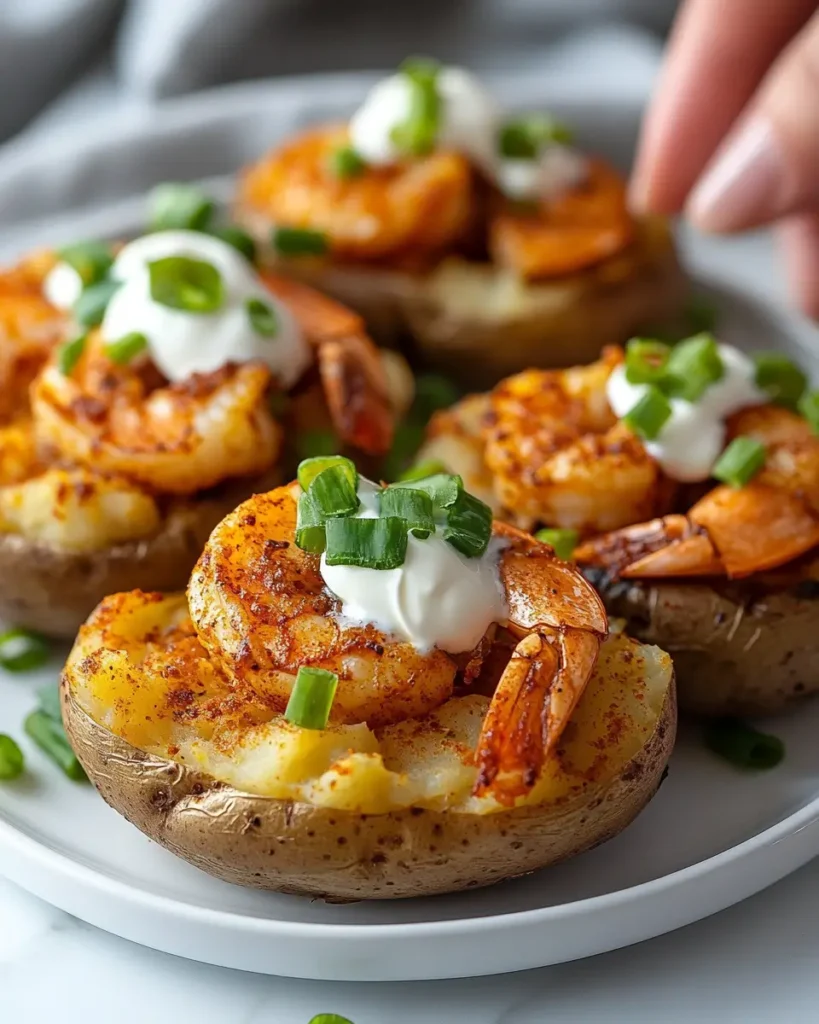 Cajun Shrimp Loaded Baked Potatoes 1 Cajun Shrimp Loaded Baked Potatoes