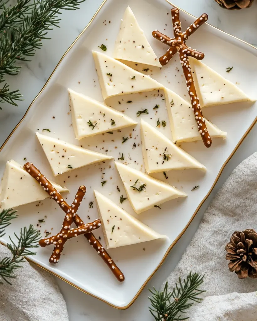 Cheese Christmas Trees prep Cheese Christmas Trees
