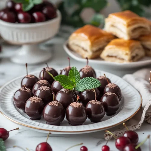 Chocolate Dipped Cherries Chocolate Dipped Cherries