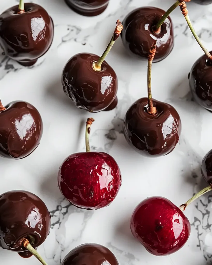Chocolate Dipped Cherries recipe Chocolate Dipped Cherries