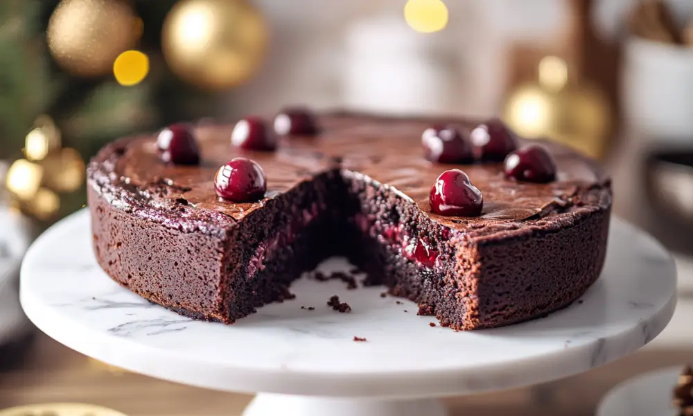 Christmas Chocolate Cherry Cognac New Years Cake 2 Christmas Chocolate, Cherry & Cognac New Years Cake