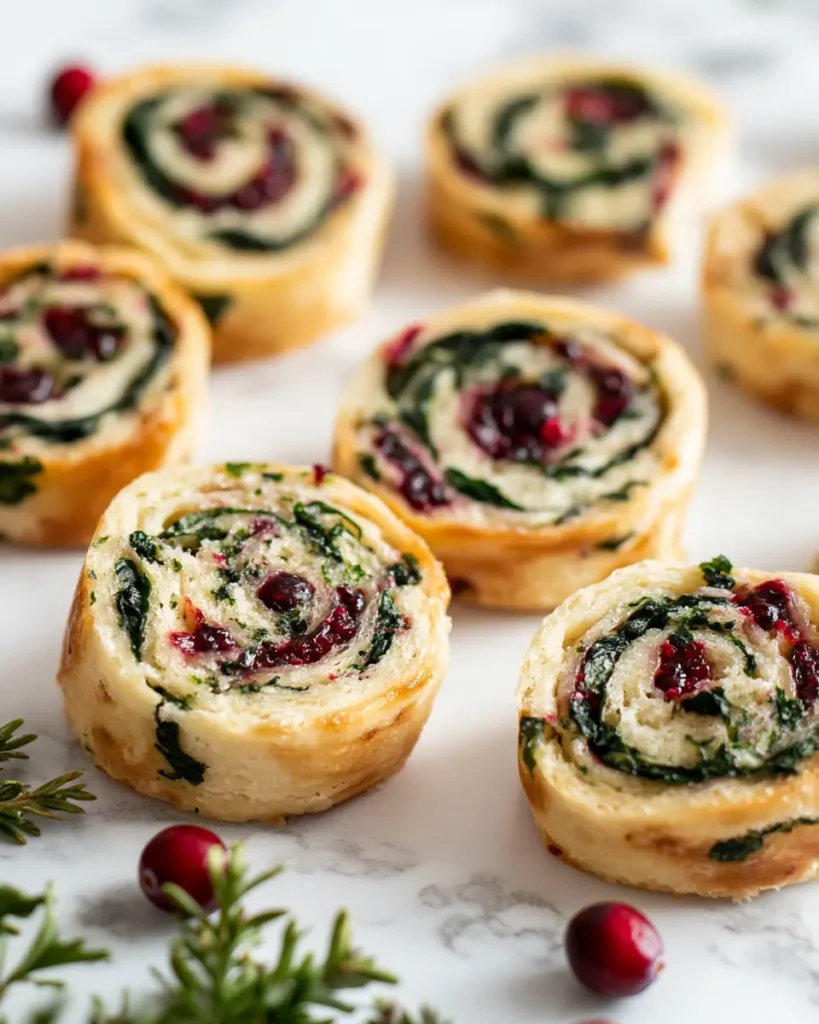 Christmas Cranberry Pinwheels recipe Christmas Cranberry Pinwheels