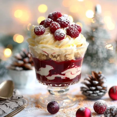 Christmas Trifle Dessert In Glass Christmas Trifle Dessert In Glass