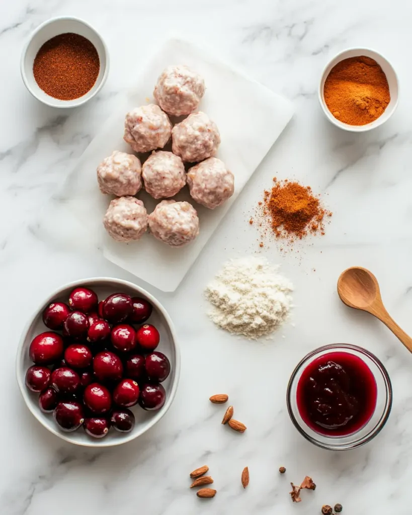 Cranberry BBQ Chicken Meatballs ingredient Cranberry BBQ Chicken Meatballs