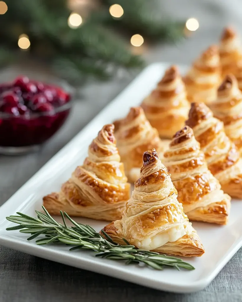 Cranberry Brie Puff Pastry Trees RECIPE Cranberry Brie Puff Pastry Trees